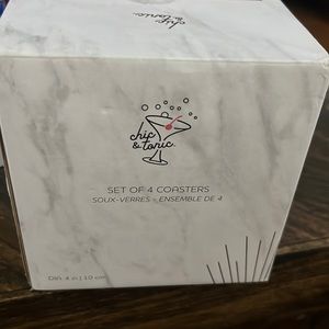 Chic & Tonic Coral Sea Coasters